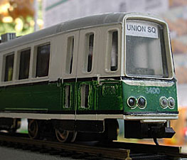 Union Square Green Line car